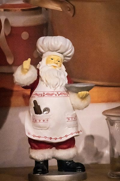 Marché de Noël 2022 - père Noël cuisinier